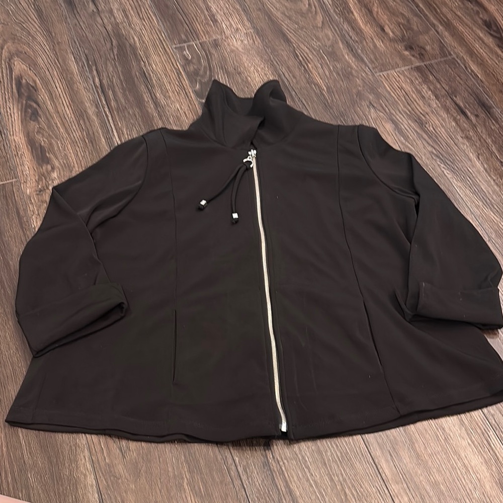 Susan Graver Zip Up Jacket